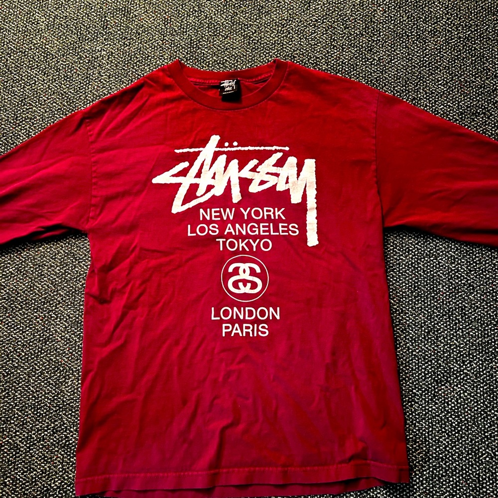 Stussy World Tour long sleeve Tee